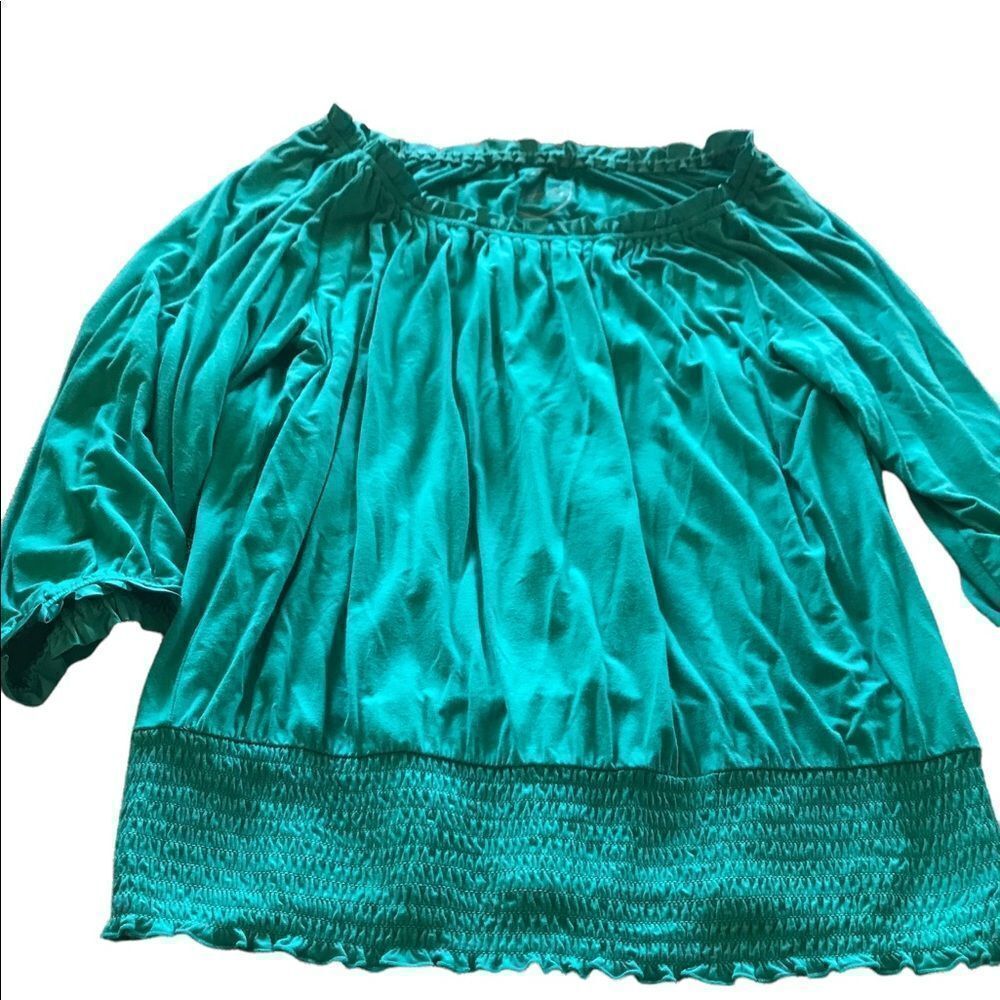 Inc size XL green top new without tags